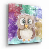 Owl Glass Wall Art.